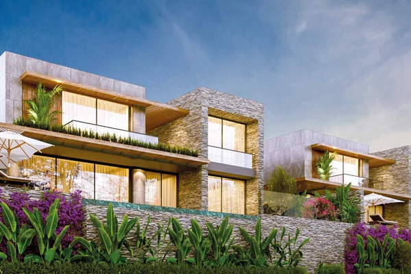 Bodrum Villa Marina – Poollandschaft und Sonnenterrasse