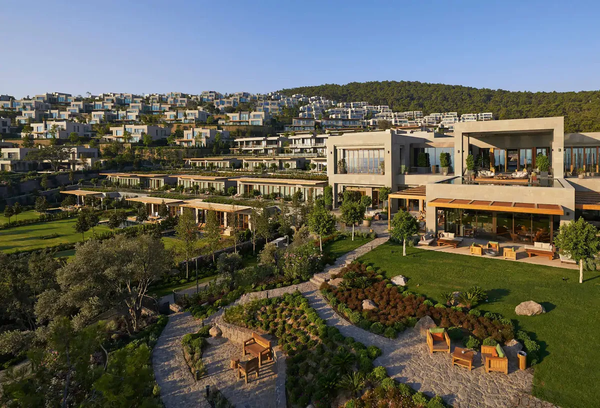 Hotel Mandarin Oriental Bodrum – Hauptansicht und Außenbereich in Göltürkbükü