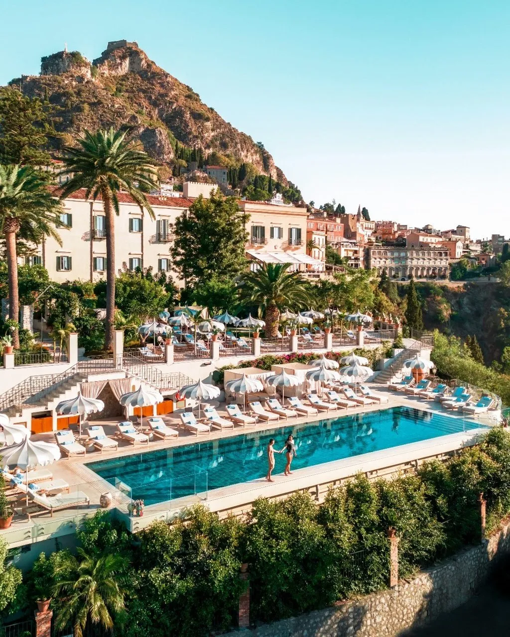 San Domenico Palace – Poollandschaft und Sonnenterrasse