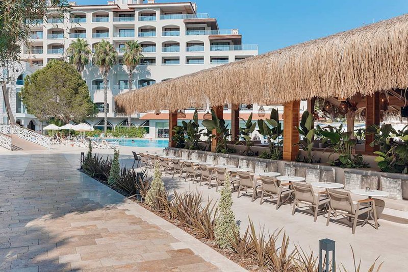 Sirene Luxury Hotel Bodrum – Hauptansicht und Außenbereich in Gümüslük